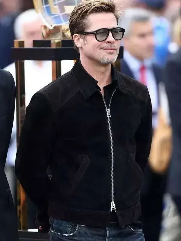 Brad Pitt F1 2025 Suede Leather Jacket