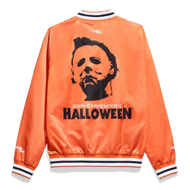Halloween Myers Orange Satin Jacket