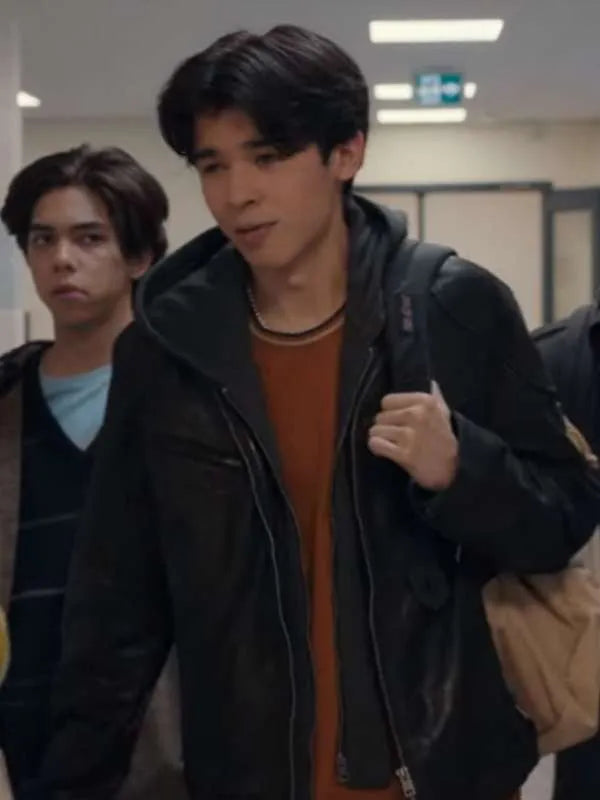 Isaac Garcia My Life with the Walter Boys Black Leather Jacket