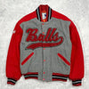 90s NBA Chicago Bulls Starter Script Wool Jacket
