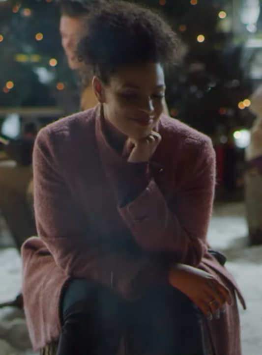 A Christmas Treasure Jordin Sparks Pink Coat