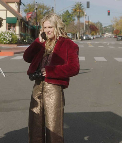 A Very Charming Christmas Town Aubrey Lang Jacket