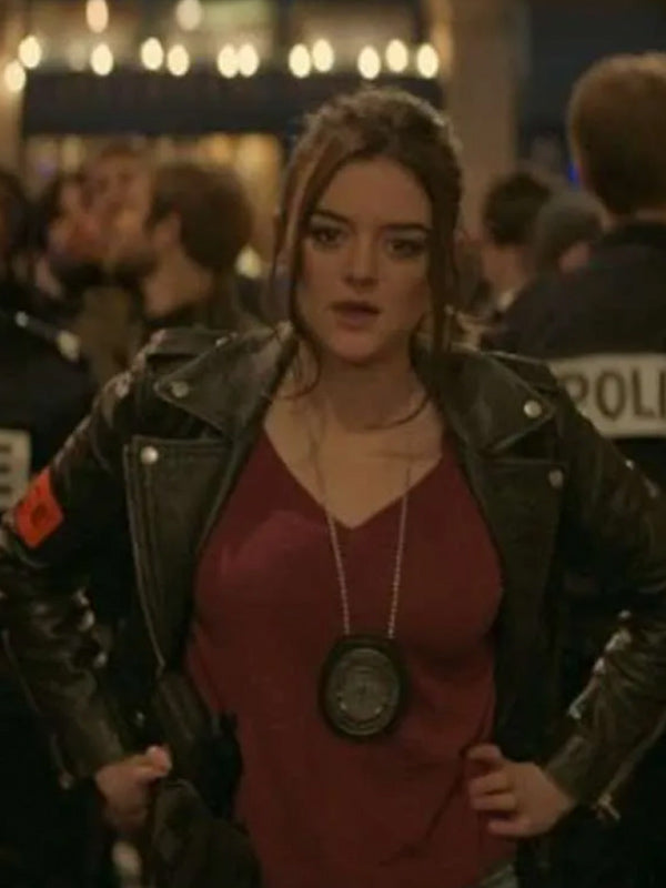 Clémentine Vidal Lupin Black Jacket