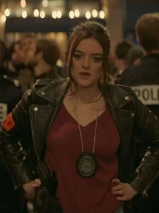 Clémentine Vidal Lupin Black Jacket