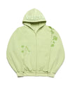 Alchemai Lily Pad Lotus Zip-Up Hoodie