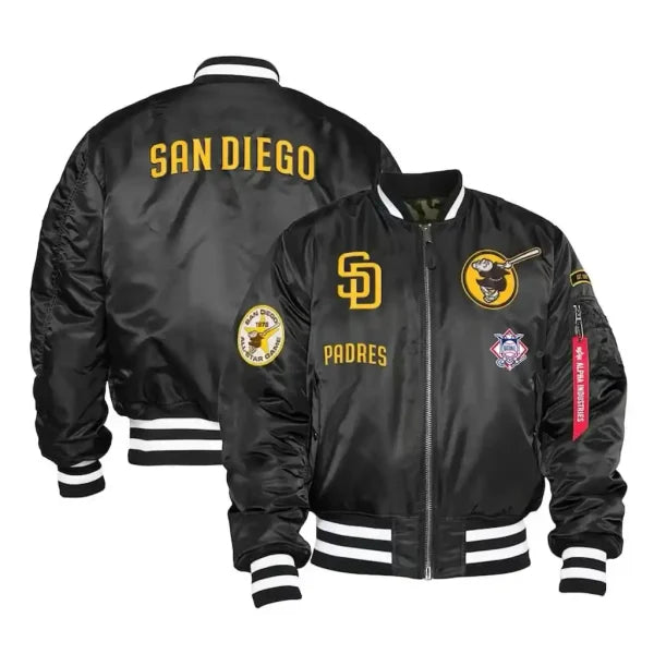 Alpha Industries New Era San Diego Padres Bomber Jacket