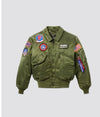 Alpha X Top Gun CWU 45/P Bomber Green Jacket