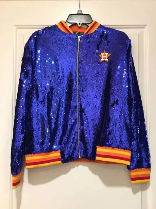 Astros Sequin Jacket
