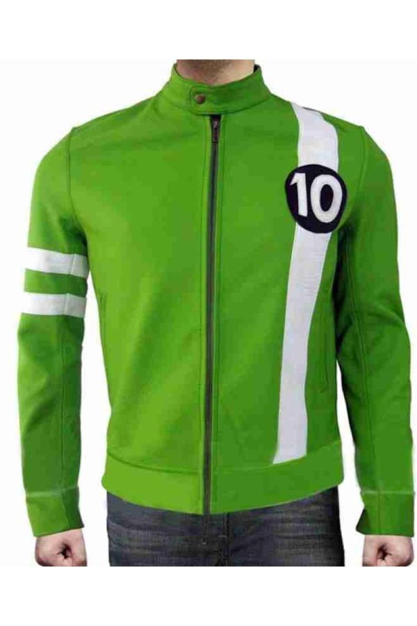 Ben 10 Alien Swarm Leather Jacket
