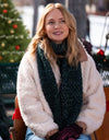 Best Christmas Ever 2023 Heather Graham Faux Fur Jacket