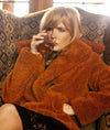 Beth Dutton Yellowstone Orange Fur Coat