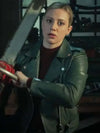 Betty Cooper Green Biker Leather Jacket