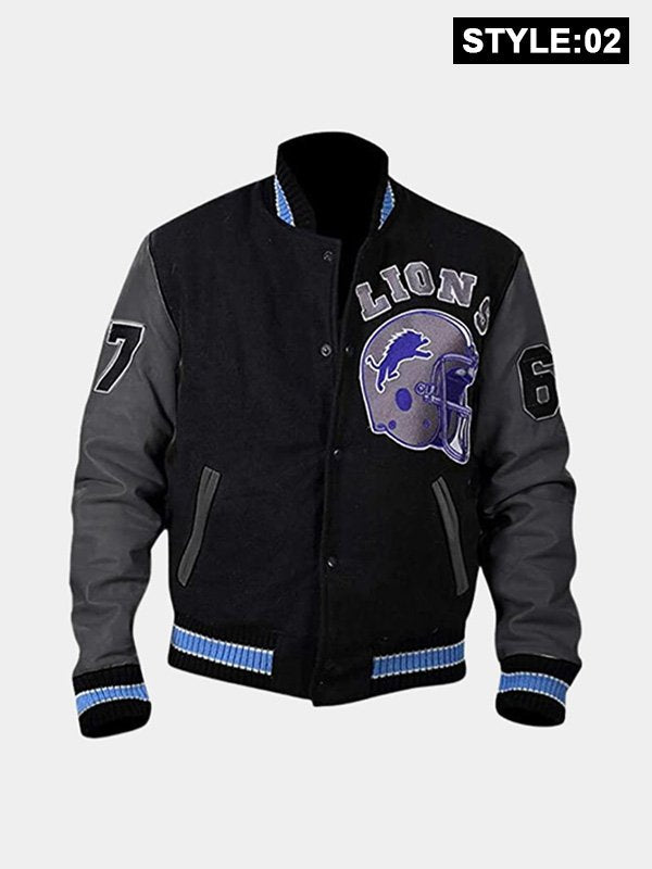 Beverly Hills Cop Axel Foley Detroit Lions Jacket