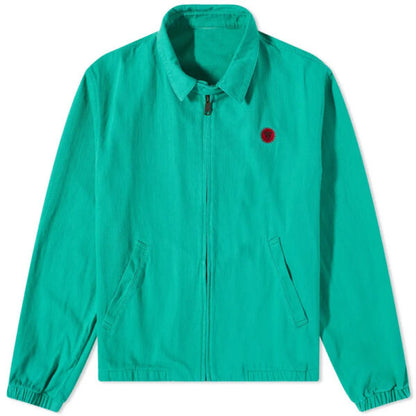 Mint green Billionaire Boys Club jacket with zip front and small red embroidered logo