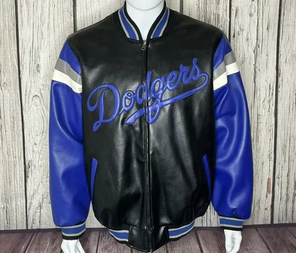 Black Blue MLB Los Angeles Dodgers Jacket