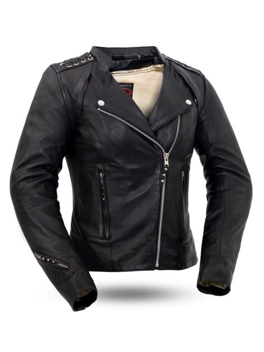 Black Widow Lightweight Motorcycle Jacket