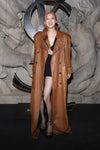 BlackPink Rosé Paris Fashion Week Brown Coat