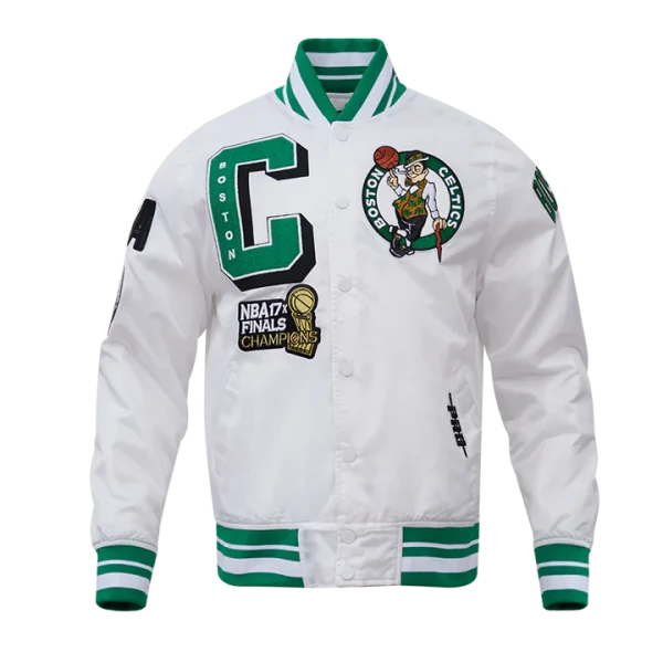 Boston Celtics Mash Up Satin Jacket
