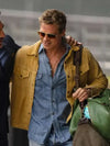 Brad Pitt F1 Movie Suede Leather Jacket