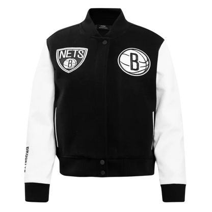 Brooklyn Nets Classic Wool Varsity Jacket