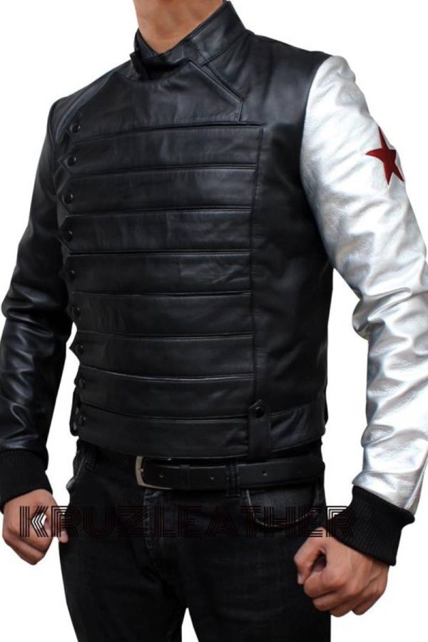Bucky Silver Armor Jacket
