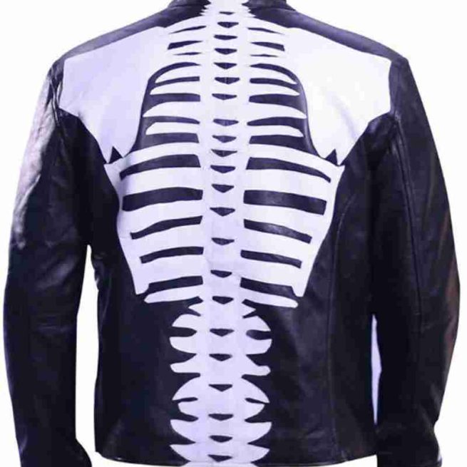 Cafe Racer Halloween Cosplay Mens Skeleton Jacket