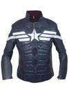 Captain America 2014 The Winter Soldier Motorbike Leather Jacket