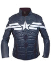 Captain America 2014 The Winter Soldier Motorbike Leather Jacket