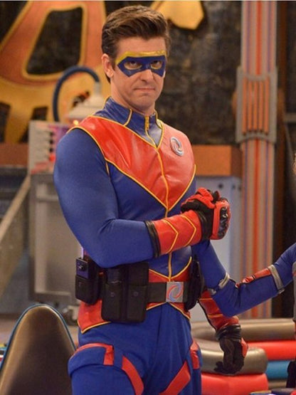 Captain Man Henry Danger Stylish Leather Jacket