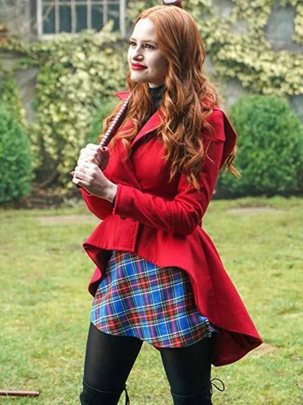 Riverdale Cheryl Blossom Red Hooded Jacket