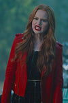 Cheryl Blossom Red Biker Leather Jacket