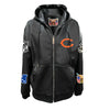 Jeff Hamilton Chicago Bears Leather Hooded Jacket