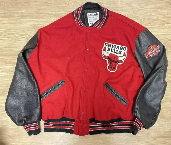 Chicago Bulls NBA Vintage 90s Varsity Stadium Jacket