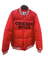 Chicago Bulls Starter Satin Puffer Bomber Jacket