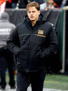 Cincinnati Bengals Joe Burrow Black Puffer Jacket