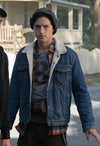 Cole Sprouse Riverdale Denim Fur Jacket