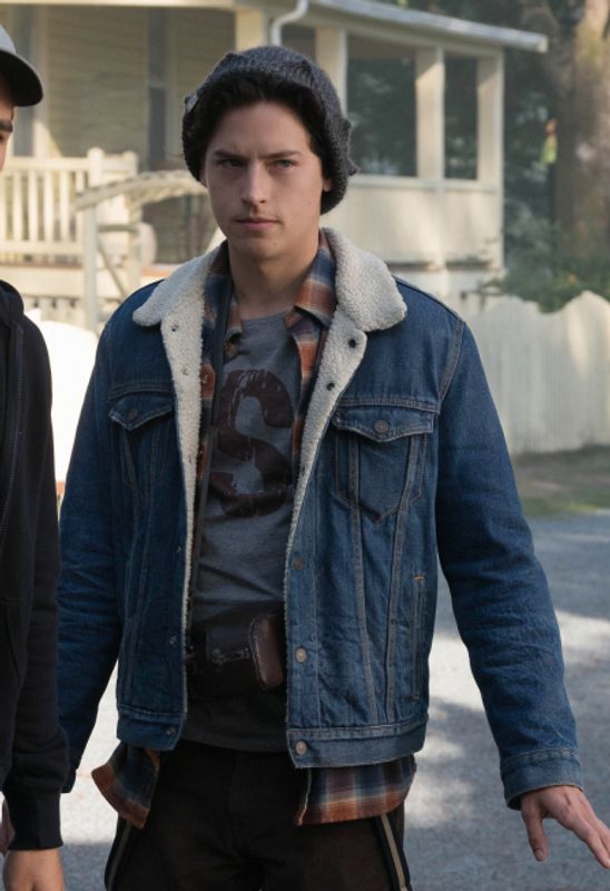 Cole Sprouse Riverdale Denim Fur Jacket