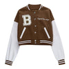 Copping Zone Women CZ B Embroidered Varsity Jacket