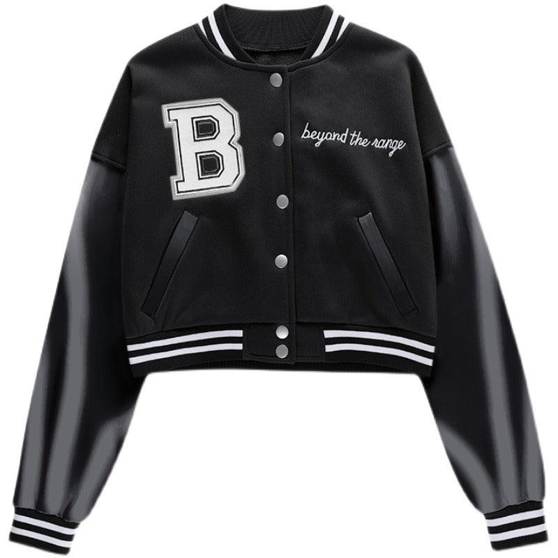 Copping Zone Women CZ B Embroidered Varsity Jacket