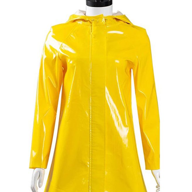 Coraline Yellow Hooded Coat
