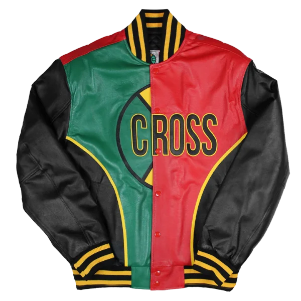Cross Colours The Big C Leather Jacket