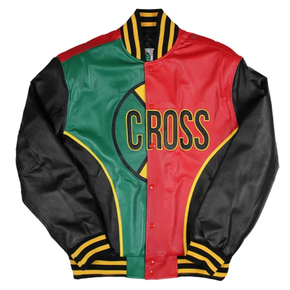 Cross Colours The Big C Leather Jacket