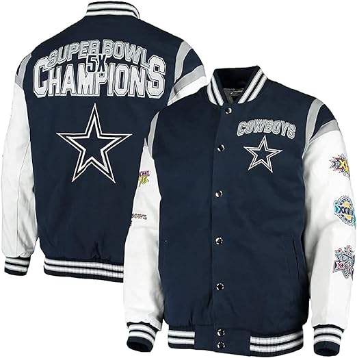 Dallas Cowboys Men’s Goal Post Varsity Jacket