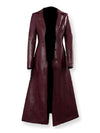 Dark Phoenix Jean Maroon Leather Coat