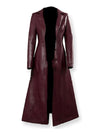 Dark Phoenix Jean Maroon Leather Coat
