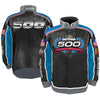 Daytona 500 Checkered Flag Sports Black Nylon Jacket