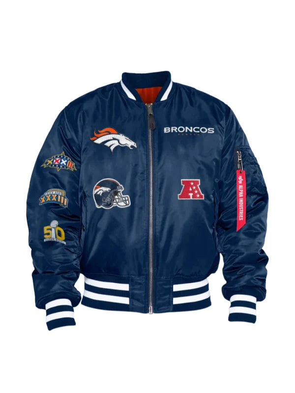Denver Broncos X Alpha X New Era MA-1 Jacket