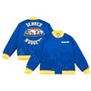 Denver Nuggets Blue Hardwood Classics Satin Jacket