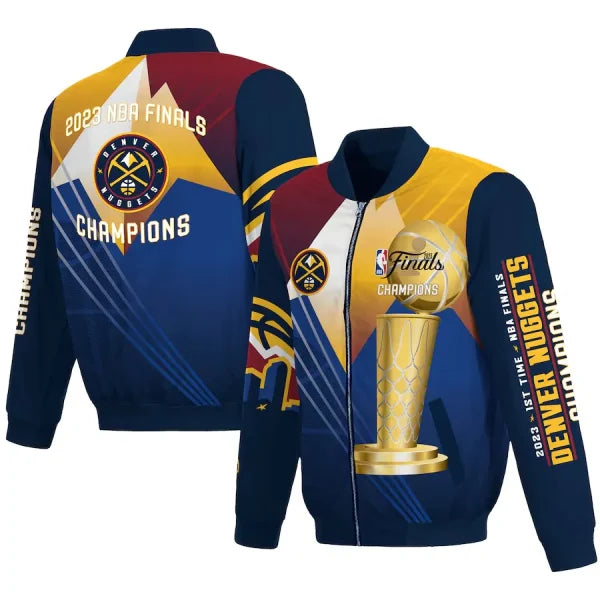 Denver Nuggets JH Design Navy 2023 NBA Finals Jacket