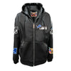 Jeff Hamilton Detroit Lions Leather Hooded Jacket